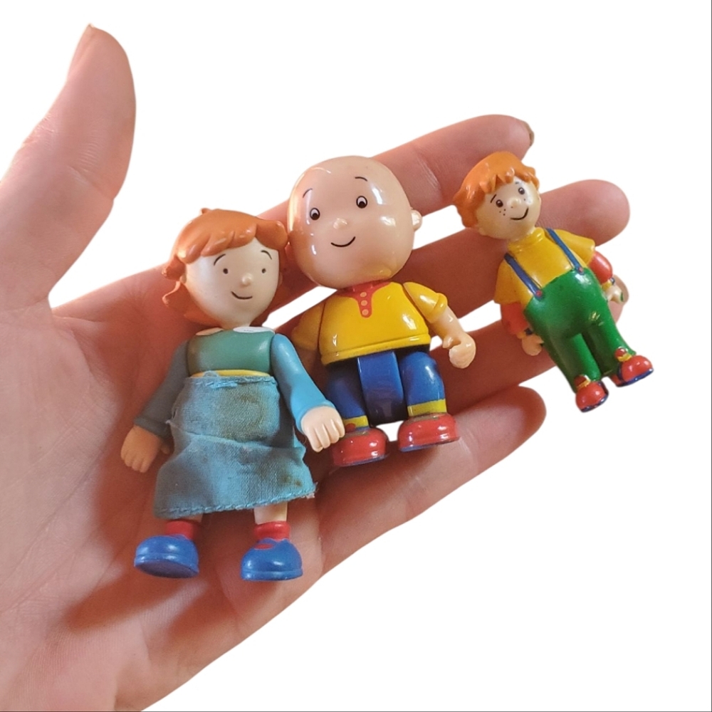 Various Caillou Toy Figures
